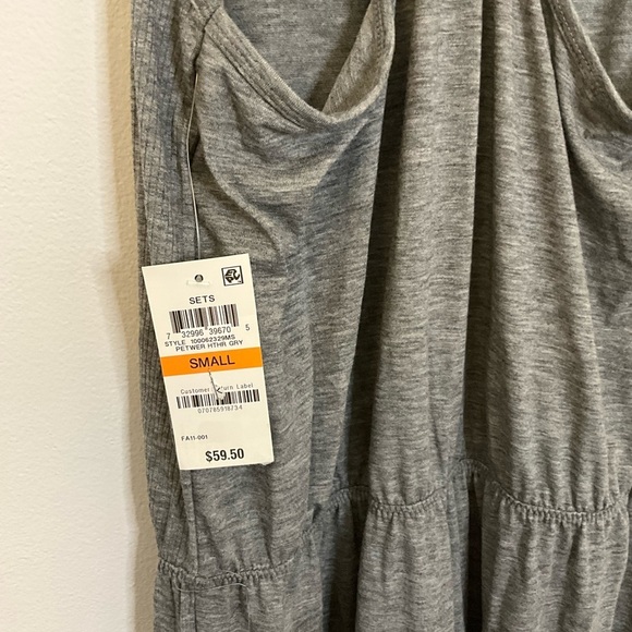 Alfani Light Gray Women's Jumpsuit - Picture 6 of 7
